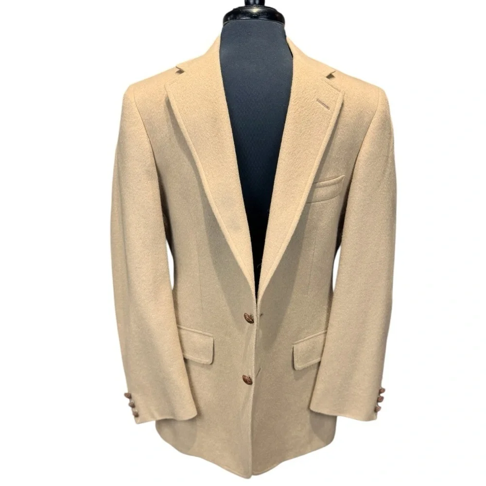 Vintage Renwood 1949 100% Camel Hair Sports Coat Men’s 42R Pristine Condition